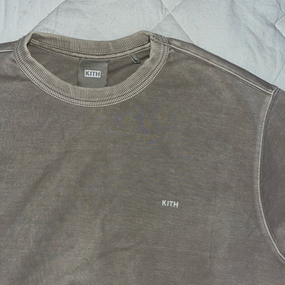 Kith beige/taupe crewneck sweatshirt - size Large - Picture 2 of 3